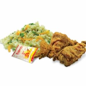 Broasted Chicken Rice without Coleslaw