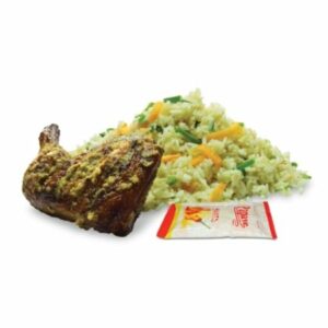 Grilled Chicken Rice without Coleslaw