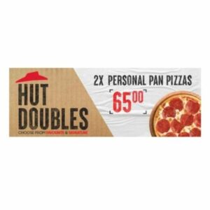 Hut Doubles Personal Pizza